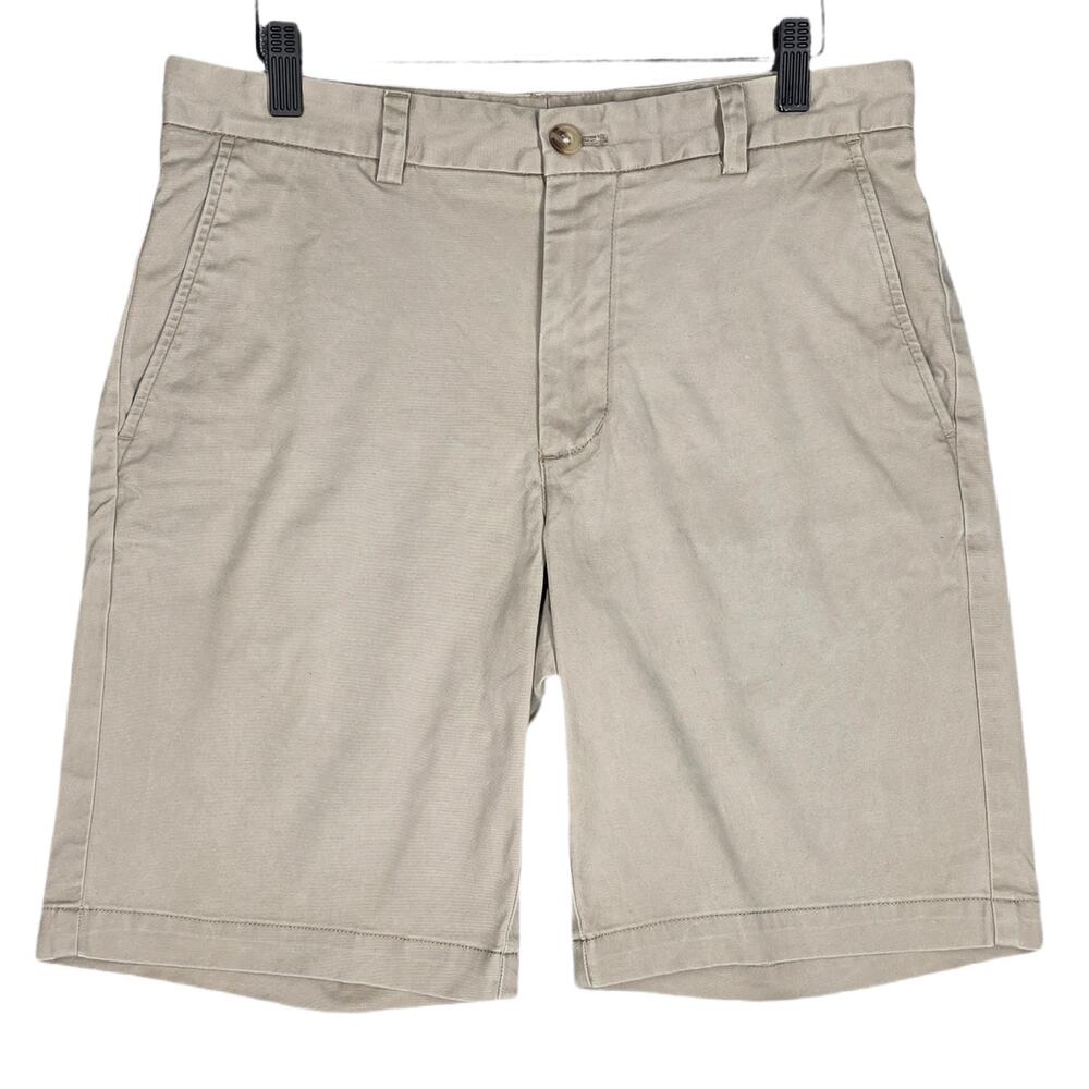 VINEYARD VINES MEN’S BREAKER SHORTS – SIZE 30 – CLASSIC KHAKI – COTTON-STRETCH